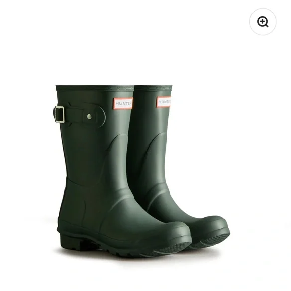 Hunter Shoes Hunter Short Back Adjustable Rain Boots Ismarken Oliveartic Moss Color Poshmark